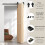 Homcom Herraje para Puerta Negro 122 x 0.5 x 4 cm 3