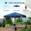 Outsunny Carpa Plegable Azul 297 x 297 x 287 cm 4