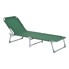 Tumbona Plegable Verde 187 x 58 x 28 cm