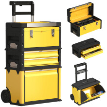 Carro de Herramientas Amarillo 52 x 32 x 72 cm