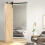 Homcom Herraje para Puerta Negro 122 x 0.5 x 4 cm 4