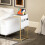 Homcom Mesa Auxiliar Blanco 25.5 x 40 x 71 cm 2