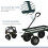 Outsunny Carro de Jardín Bicolor 94 x 48.5 x 100 cm 7