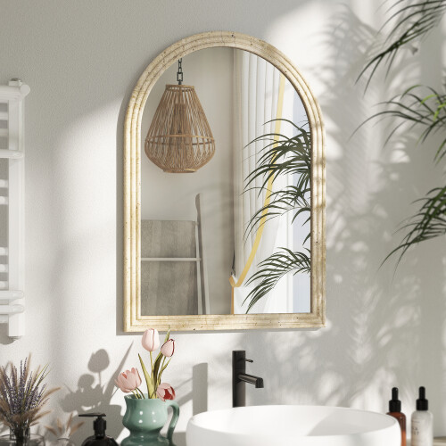 Homcom Espejo de Pared Beige 60 x 2 x 90 cm 1