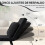 Homcom Sofá Cama Individual Negro 63 x 73 x 81 cm 6