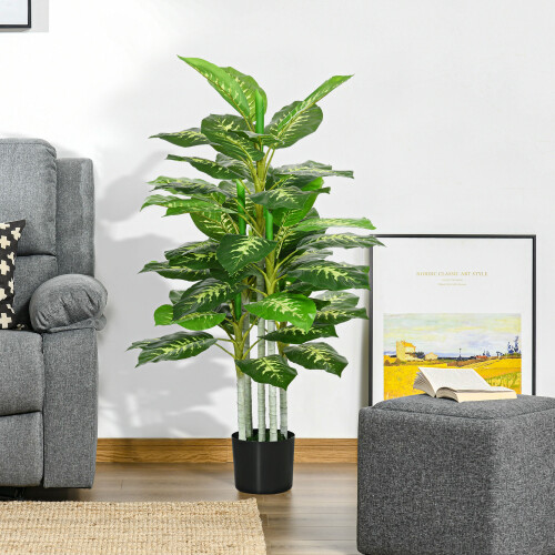 Homcom Planta Artificial Verde 17 x 17 x 120 cm 1