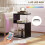 Homcom Mesa Auxiliar Negro 44 x 38 x 75 cm 5