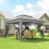 Outsunny Carpa Plegable Gris 325 x 325 x 270 cm 2
