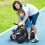 Homcom Quad Correpasillo Negro 67.5 x 38 x 44 cm 2