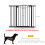 PawHut Barrera de Seguridad Negro 94 x 3.5 x 78 cm 3