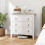 Homcom Cómoda para Dormitorio Blanco 80 x 40 x 78.5 cm 2