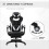 Vinsetto Silla para Gaming Blanco 65 x 70 x 128.5 cm 6