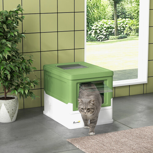 PawHut Arenero para Gato Multicolor 47.5 x 35.5 x 36.7 cm 1