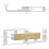 Homcom Mueble de Televisión Bicolor 153.6 x 25 x 42 cm 3