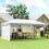Outsunny Carpa Plegable Blanco 585 x 295 x 272 cm 4