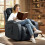 Homcom Sillón Masaje Reclinable Negro 82 x 99 x 103 cm 2