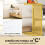 Homcom Mesa Auxiliar Blanco 25.5 x 40 x 71 cm 5