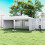 Outsunny Carpa Plegable Blanco 585 x 295 x 272 cm 5