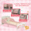 ZONEKIZ Conjunto para Niño Rosa 143 x 77 x 60 cm 7