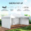 Outsunny Carpa Plegable Blanco 585 x 295 x 272 cm 2