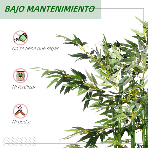 Homcom Planta Artificial Verde 35 x 10 x 180 cm 2