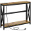 Homcom Mesa Consola marrón 100 x 24 x 75 cm 1
