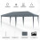 Outsunny Carpa Plegable Gris 585 x 295 x 270 cm 6