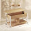 Homcom Mesa Centro Elevable Bicolor 105 x 50 x 67 cm 3