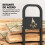 Outsunny Leñero Negro 199 x 30 x 121 cm 5