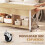Homcom Mesa Centro Elevable Bicolor 105 x 50 x 67 cm 5