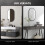Homcom Espejo de Baño Negro 40 x 70 x 3 cm 4