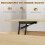 Homcom Mesa Centro Elevable Bicolor 105 x 50 x 67 cm 6