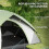 Outsunny Tienda de Campaña Verde 210 x 150 x 110 cm 2