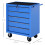 Homcom Carro de Herramienta Azul 67.5 x 33 x 77 cm 4