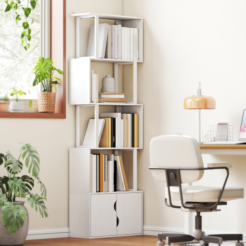 Homcom Librería Blanco 60 x 23.8 x 179.2 cm 1