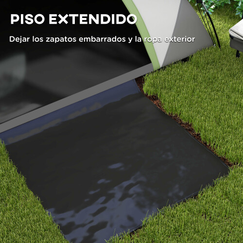 Outsunny Tienda de Campaña Verde 210 x 150 x 110 cm 2