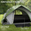 Outsunny Tienda de Campaña Verde 210 x 150 x 110 cm 4