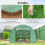 Outsunny Invernadero Verde 595 x 300 x 200 cm 4