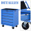 Homcom Carro de Herramienta Azul 67.5 x 33 x 77 cm 2