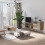 Homcom Mueble de TV Marrón 120 x 39 x 64 cm 2