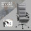Vinsetto Silla de Masaje Gris 66 x 74 x 121.5 cm 4