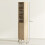 Homcom Columna de Baño Marrón 33 x 30 x 170 cm 3