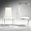 Homcom Sillas de Comedor Beige 45 x 61 x 98 cm 3