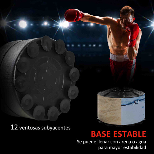 Homcom Saco de Boxeo Rojo 88 x 50 x 230 cm 1