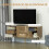 Homcom Mueble de TV Marrón 120 x 39 x 64 cm 4