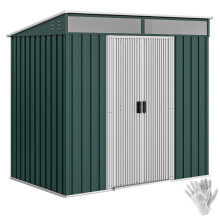 Caseta de Jardín Verde 195 x 122 x 181,5 cm