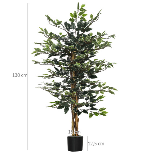 Homcom Planta Artificial Verde 15 x 15 x 130 cm 2