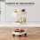 Homcom Carrito de Cocina Blanco 42 x 42.5 x 76 cm 2