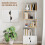 Homcom Librería Blanco 60 x 23.8 x 179.2 cm 7