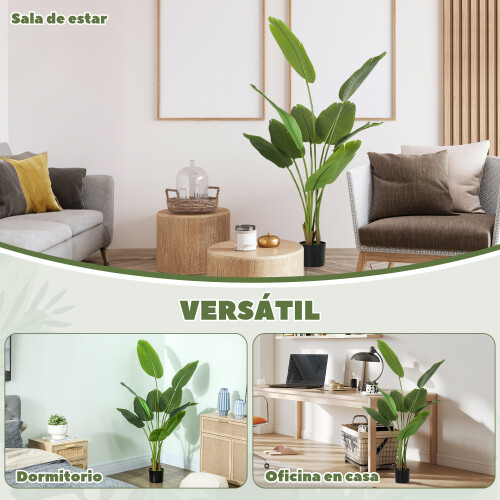 Homcom Planta Artificial Verde 16.5 x 16.5 x 160 cm 2